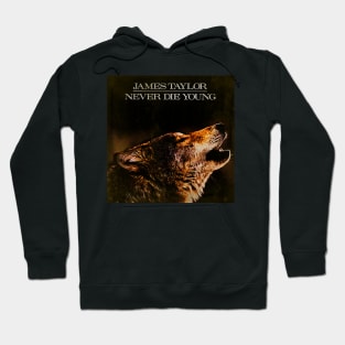 Never Die Young-Vintage Cover Album Style Hoodie